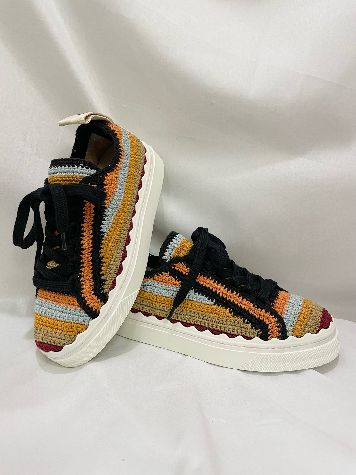 CHLOE LAUREN CROCHETED SNEAKERS